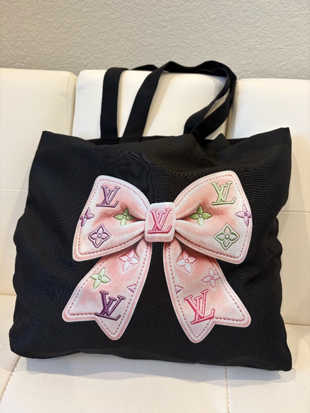 New Fun Very Cute Black Fashion Tote Shoulder Bag for Travel, School or Shopping